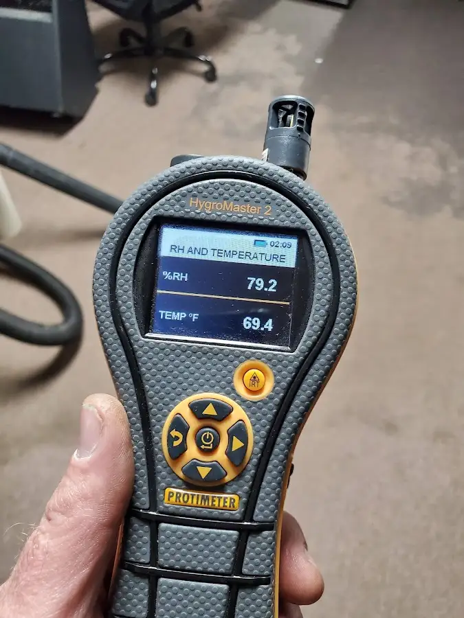 Moisture meter humidity assessment for Mold Remediation & Removal in Newport News