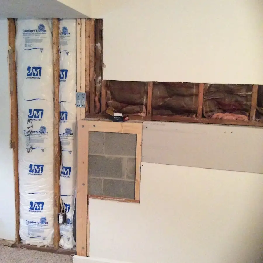 Wall insulation replacement during Structural Drying in Newport News